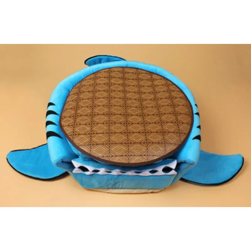 Shark Attack: The Purr-fect Kitty Cuddle Cave for Tiny Toothless Tigers and Snuggly Sea Puppies!