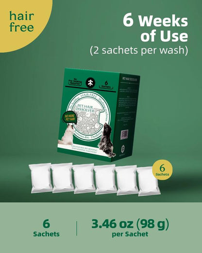 Seedshub Pet Hair Dissolver- Hair/ Pet Hair Remover,For Washing Machines, Pet Hair Removal, for Dog and Cat, Pet Owner Essentials, Washing Machine Cleaner, for Top and Front Load, Deep Cleaning, Deodorizer, Household Items, Home