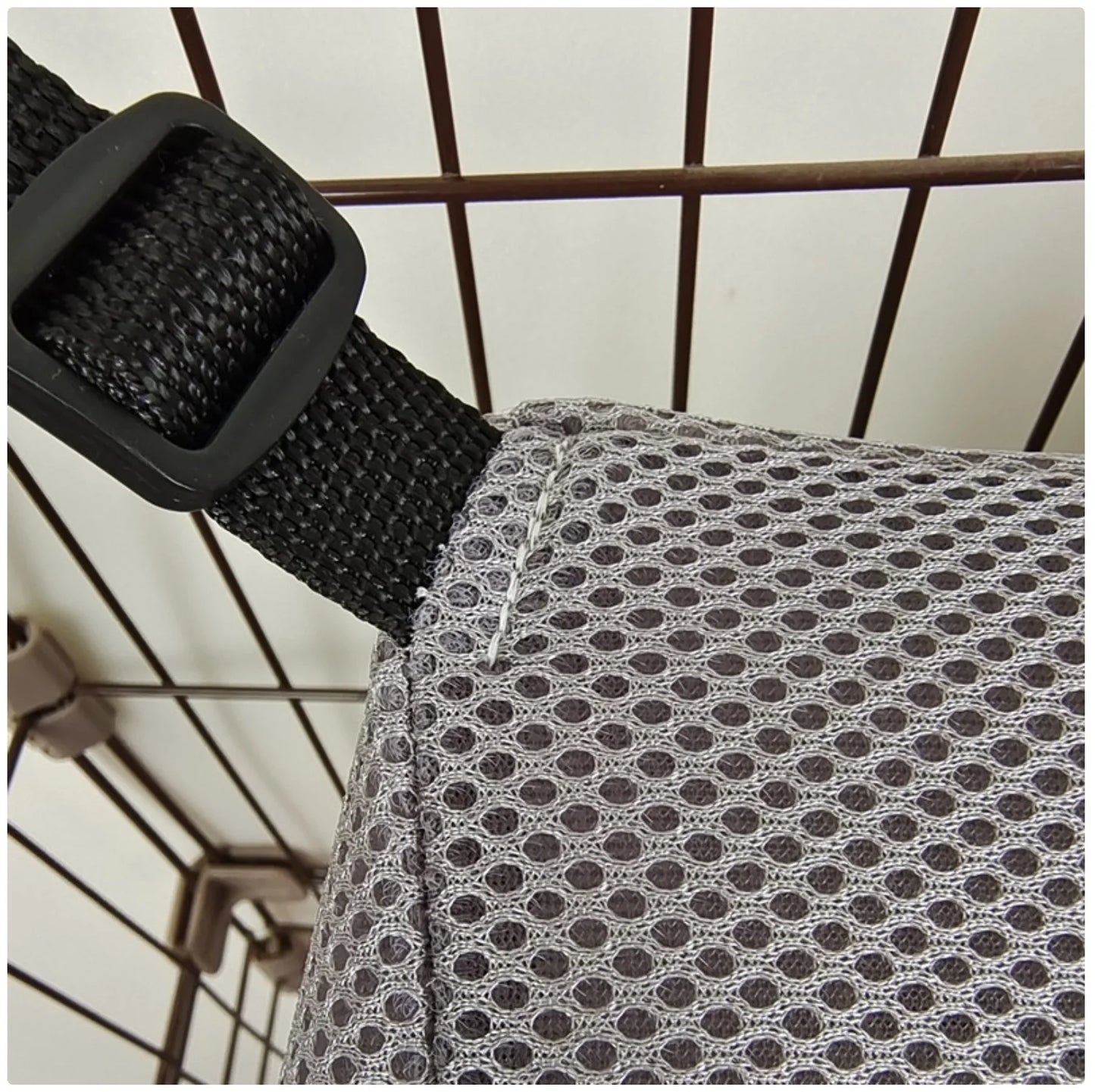 Cat Cage Hammock Bed - Hanging Pet Bed with Interactive Toy for Cats