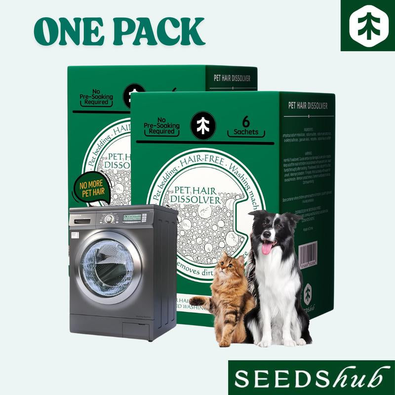 Seedshub Pet Hair Dissolver- Hair/ Pet Hair Remover,For Washing Machines, Pet Hair Removal, for Dog and Cat, Pet Owner Essentials, Washing Machine Cleaner, for Top and Front Load, Deep Cleaning, Deodorizer, Household Items, Home