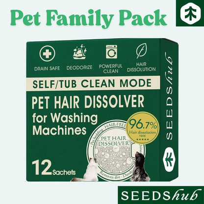 Seedshub Pet Hair Dissolver- Hair/ Pet Hair Remover,For Washing Machines, Pet Hair Removal, for Dog and Cat, Pet Owner Essentials, Washing Machine Cleaner, for Top and Front Load, Deep Cleaning, Deodorizer, Household Items, Home